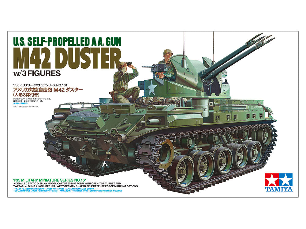 Tamiya 1/35 M42 Duster SPAAG & Crew Scale Model Tamiya