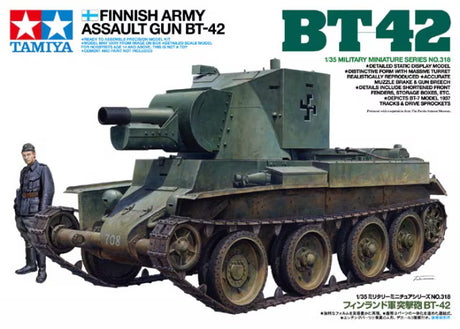 Tamiya 1/35 Scale Finnish Assault gun BT-42. Scale Model [variant_option4]
