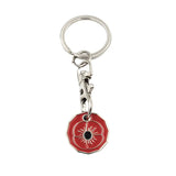 Remembrance Trolley Coin Poppy Keyring Portfolio Group