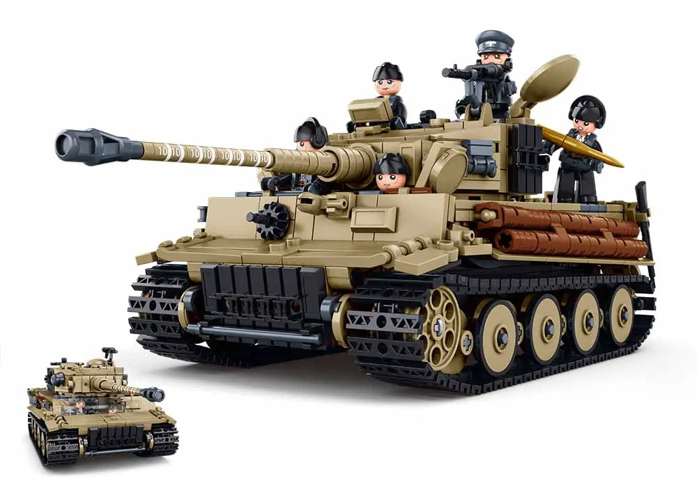 Sluban 1/35 Tiger E-S CHECK Brick Model Kit Kombat