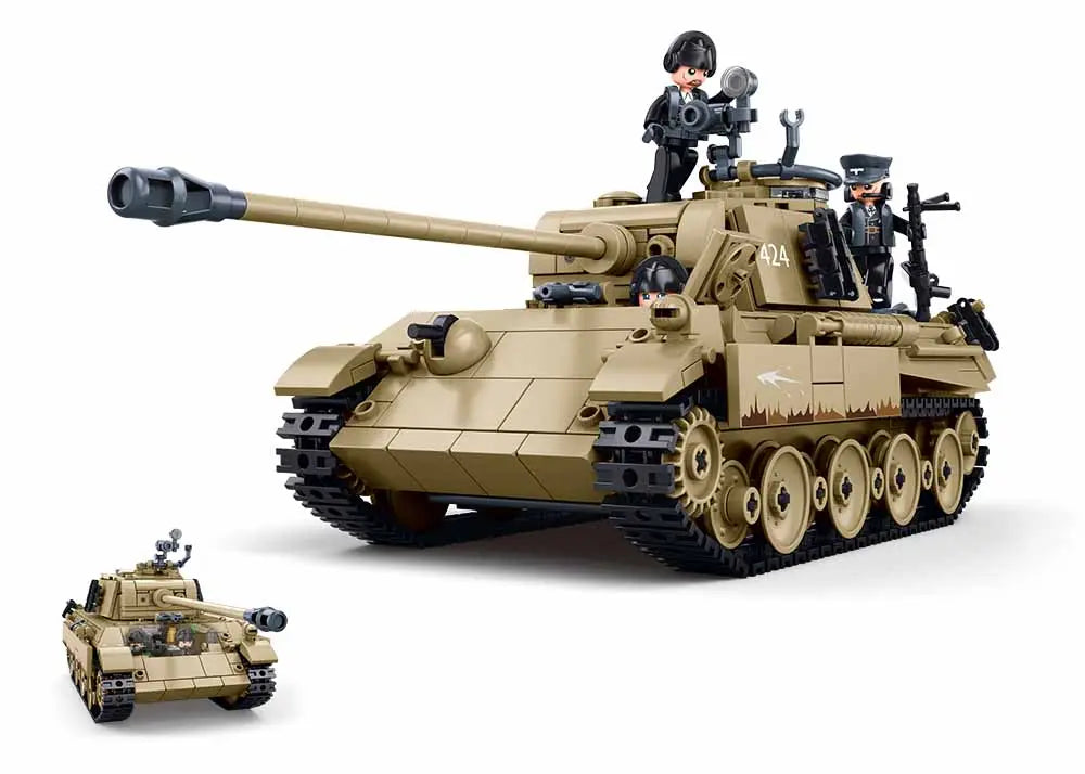 Sluban 1/35 Panther G-S CHECK Brick Model Kit Kombat