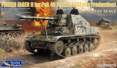 1/16 Panzerjager II Fur Pak 40 Sdkfz 131 Early Production Scale Model Gecko