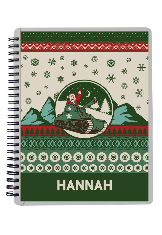 Xmas Knit Jumper 2026 Personalised Notebook TEST Stationery My Moments
