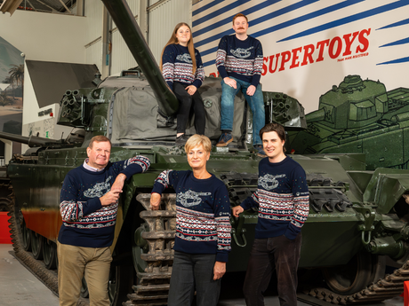 2025 Tank Museum Knitted Christmas Jumper
