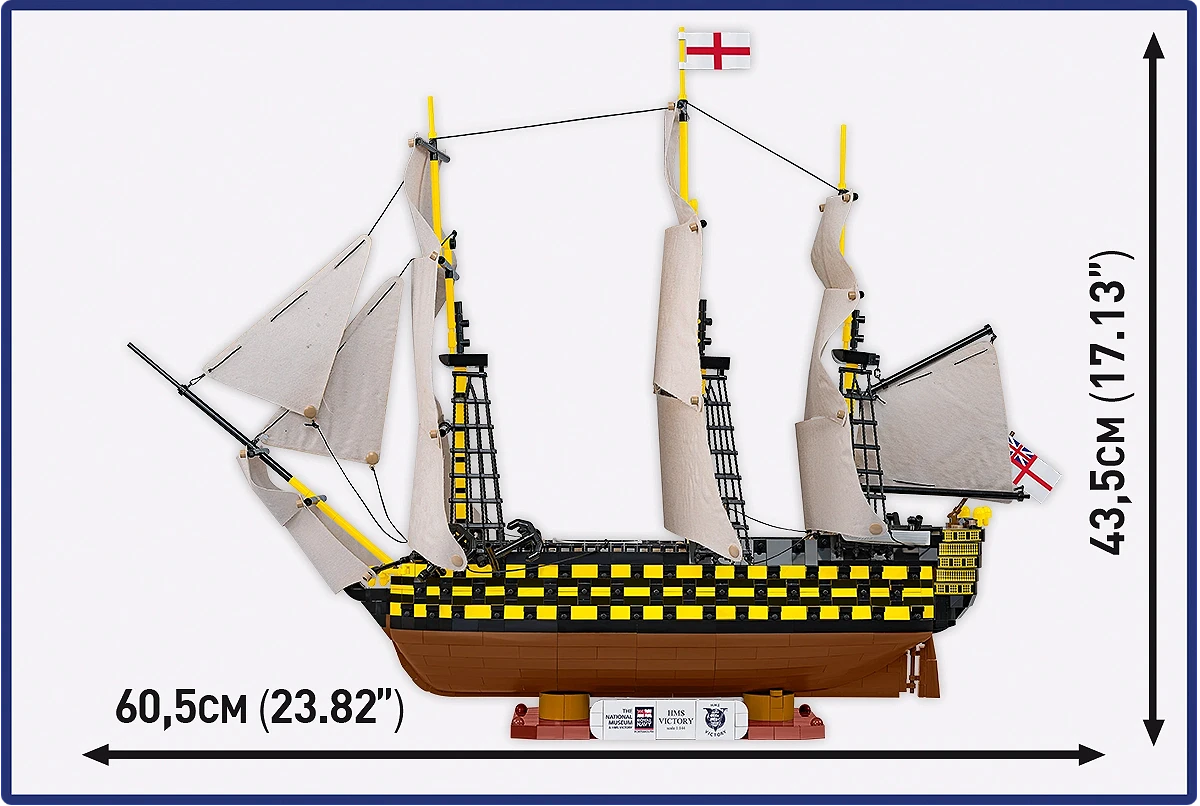 Cobi 1/144 Scale HMS Victory (Needs new box on next delivery) Brick Models [variant_option4]
