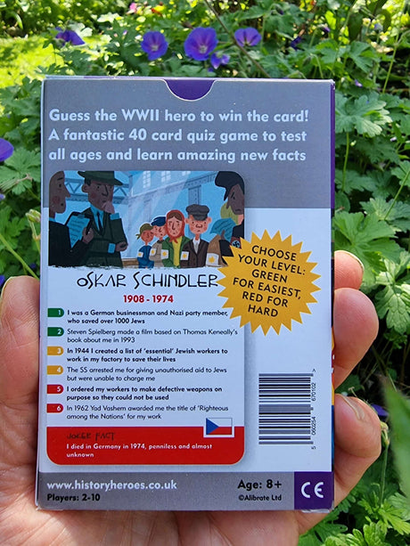 History Heroes World War Two Card Game Game History Heroes