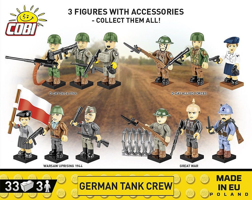 Cobi German Tank Crew (Figure Set)