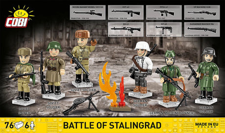 Battle of Stalingrad, 6 figure set Brick Models Cobi