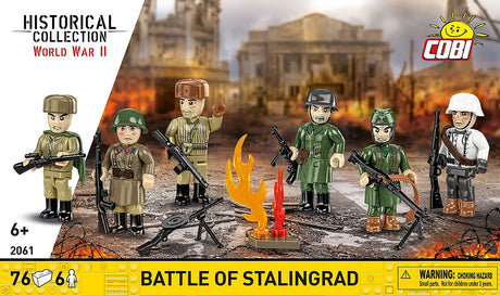 Battle of Stalingrad, 6 figure set Brick Models Cobi