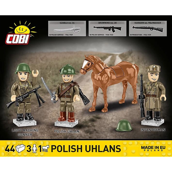 Cobi : Polish Uhlans Figure Set Brick Model Kit Cobi