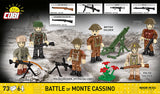 Cobi Battle of Monte Cassino, 6 Figure Set Brick Model Kit Cobi