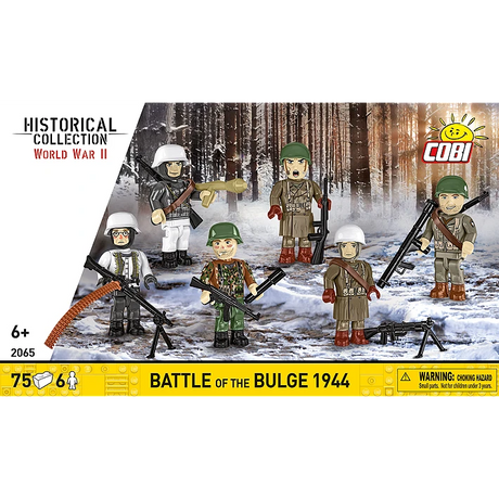 Cobi : Battle Of The Bulge 1944 6 Figure Set Brick Model Kit Cobi