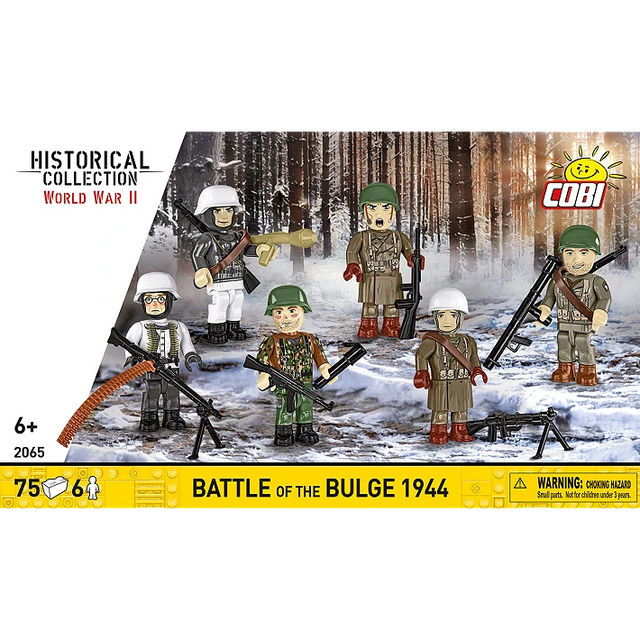Cobi : Battle Of The Bulge 1944 6 Figure Set Brick Model Kit Cobi
