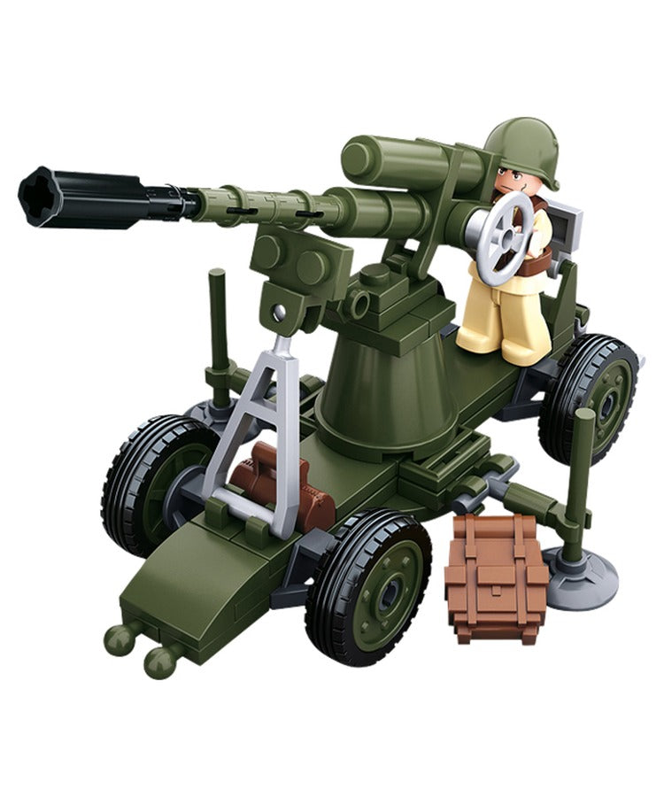 Sluban - WWII Flak Gun Brick Model Kit [variant_option4]