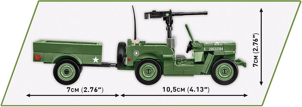 Cobi 1/35 Willys MB and Trailer