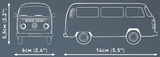 Cobi 1:35 Volkswagen T2b Bus