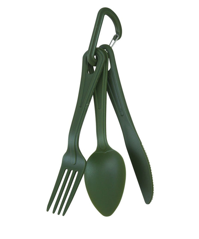 Cadet Knife Fork Spoon Set Camping accessory Kombat