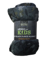 Kids Fleece Blanket BTP Black Camo