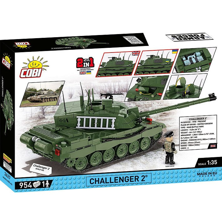 Cobi 1/35 Scale Challenger 2 Tank Brick Model Kit [variant_option4]