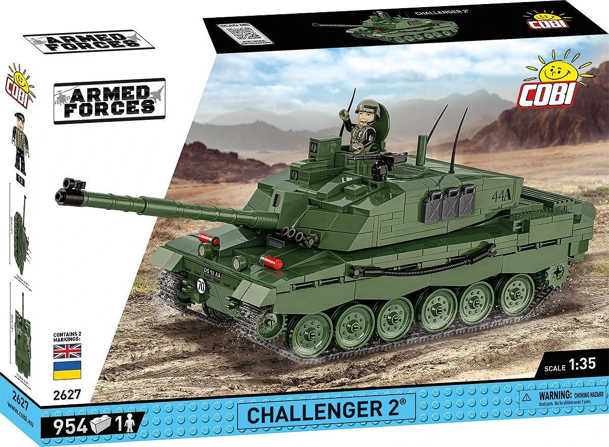 Cobi 1/35 Scale Challenger 2 Tank Brick Model Kit [variant_option4]