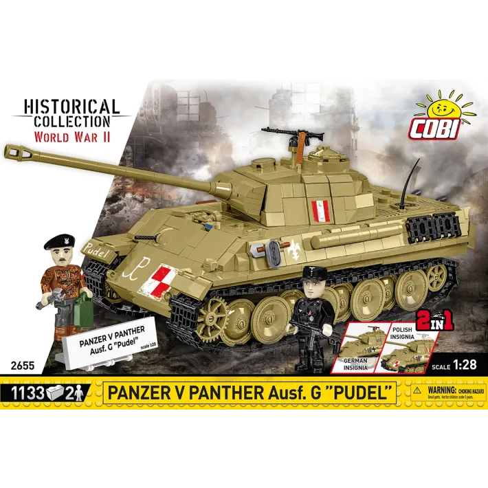 Cobi 1:28 Scale Panzer V Panther Ausf. G Pudel