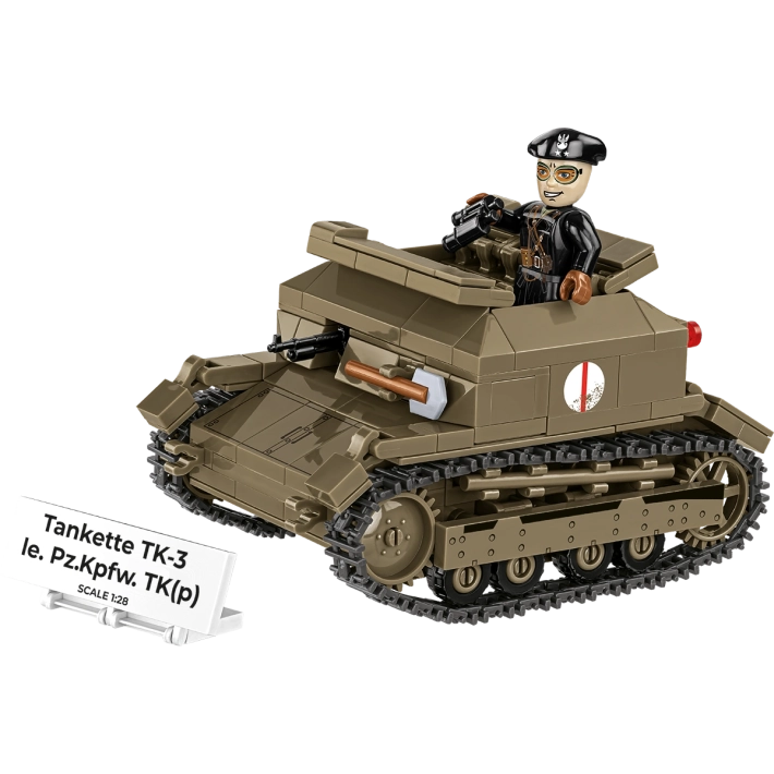 Cobi 1:28 Scale: Tankette TK-3 Brick Model Kit [variant_option4]