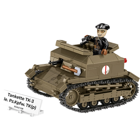 Cobi 1:28 Scale: Tankette TK-3 Brick Model Kit [variant_option4]