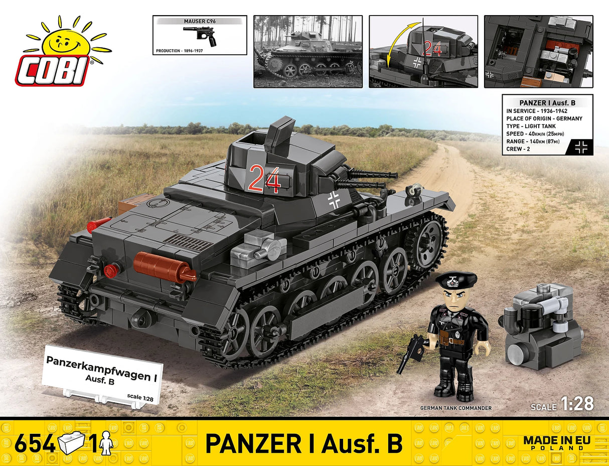 Cobi 1/28 Scale Panzer 1 Ausf B