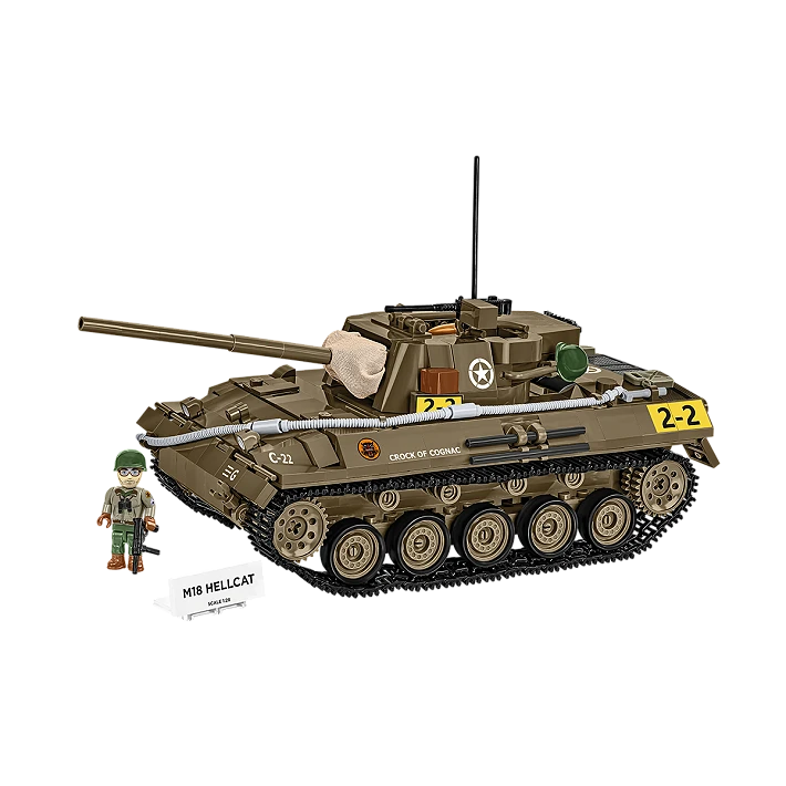 Cobi 1/28 Scale: M18 Hellcat Brick Model Kit Cobi