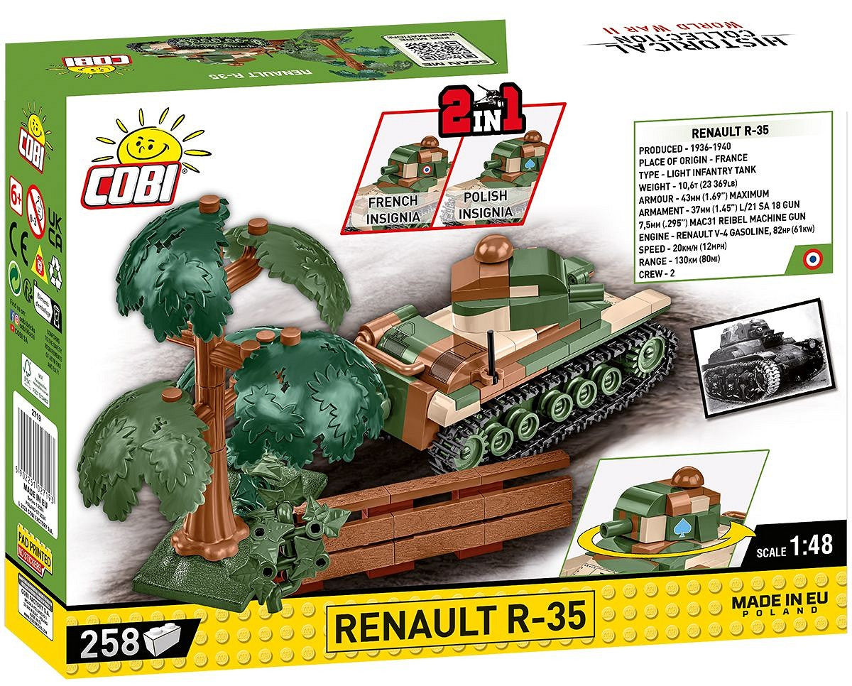 Cobi 1:48 Scale Renault R-35