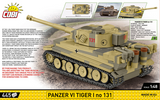 PRE-ORDER Cobi 1/48 Scale Tiger 131 (Upgraded)