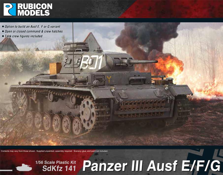 Rubicon Models 1/56 Panzer 3 Ausf E/F/G.