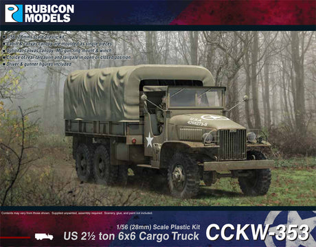 Rubicon 1/56 CCKW-353 2½ ton 6x6 Truck (GMC). Scale Model [variant_option4]