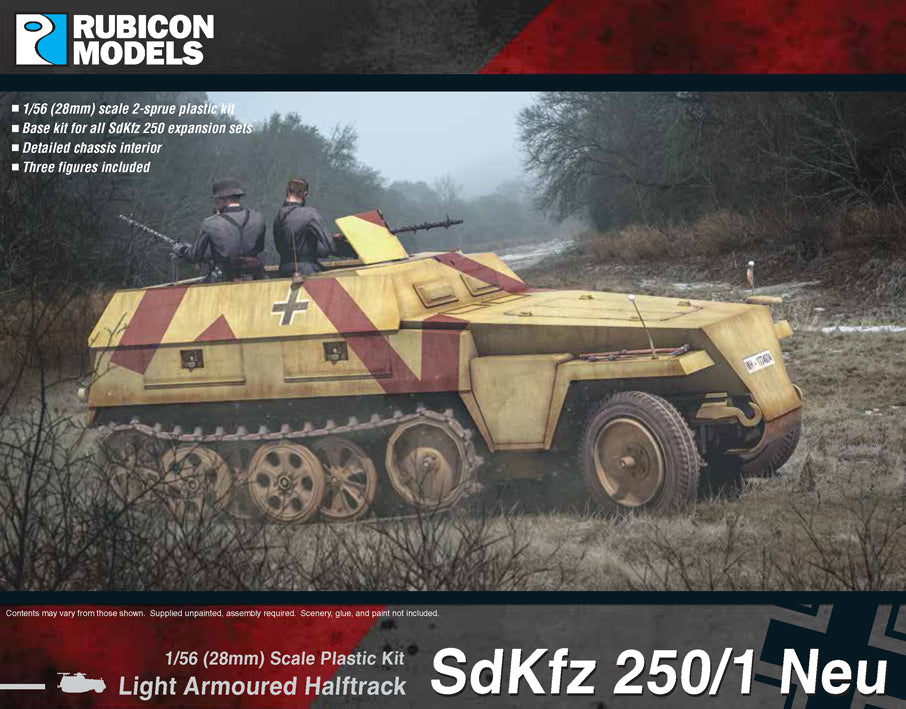 Rubicon 1/56 Sdkfz 250/1 Neu Scale Model [variant_option4]