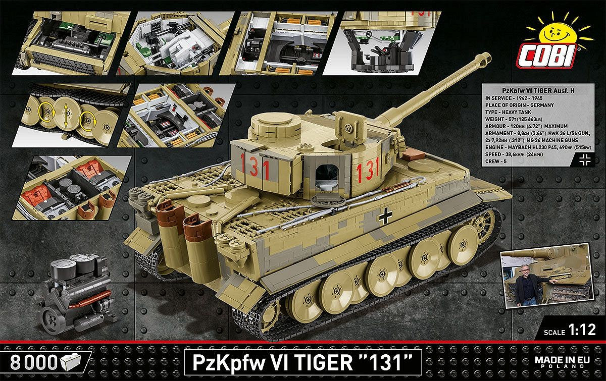 Cobi Tiger 131 1/12 Scale