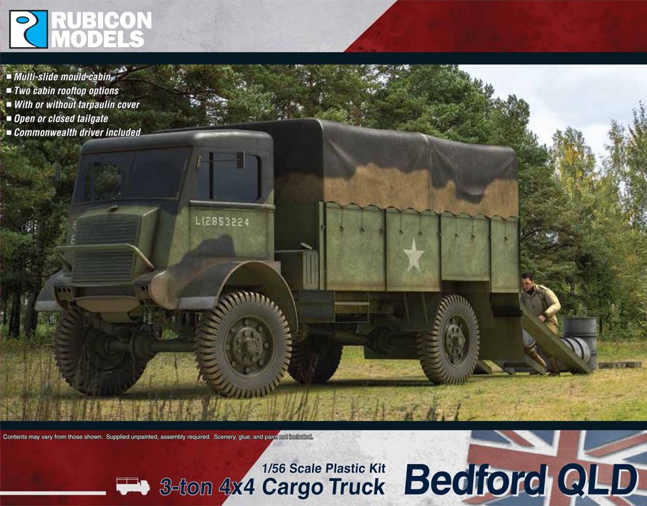 Rubicon 1/56 Bedford QLD Cargo Truck