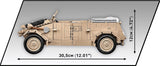 Cobi 1/12 Scale Kübelwagen Type 82 Brick Model Kit [variant_option4]