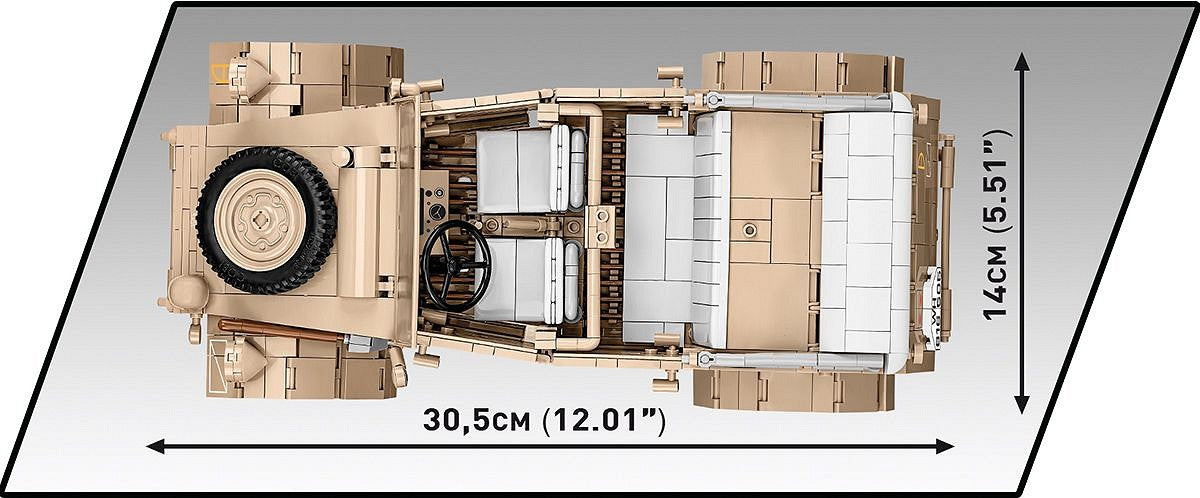 Cobi 1/12 Scale Kübelwagen Type 82 Brick Model Kit [variant_option4]