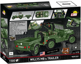 Cobi 1/12 Scale Willys MB & Trailer - Executive Edition Brick Model Kit [variant_option4]