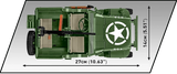 Cobi 1/12 Scale Willys MB & Trailer - Executive Edition Brick Model Kit [variant_option4]