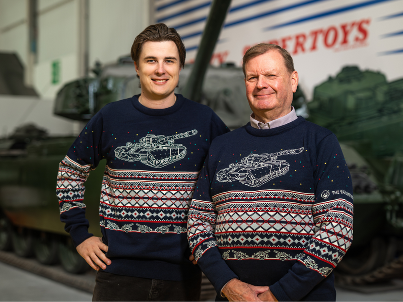2025 Tank Museum Knitted Christmas Jumper Jumper [variant_option4]