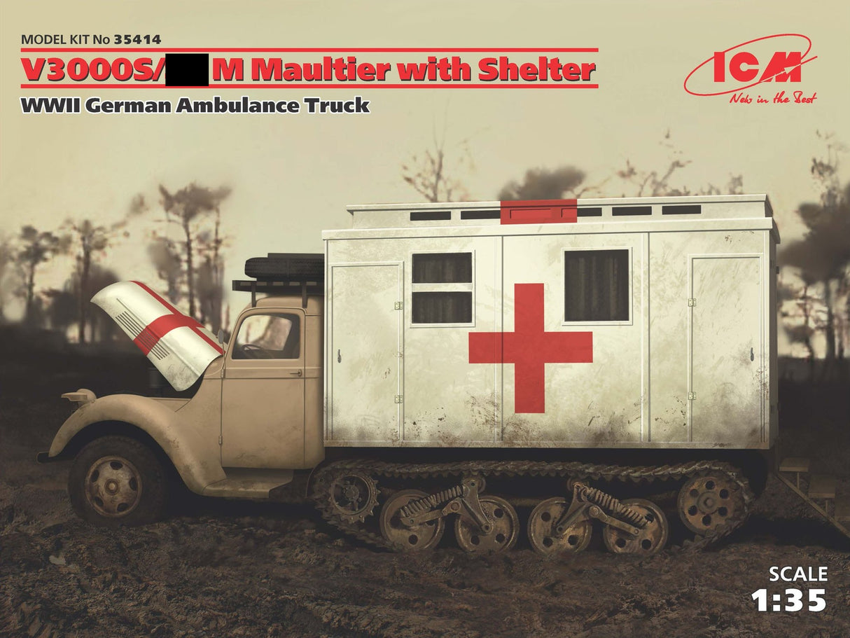 ICM 1:35 Scale V3000S/SS M Maultier with Shelter