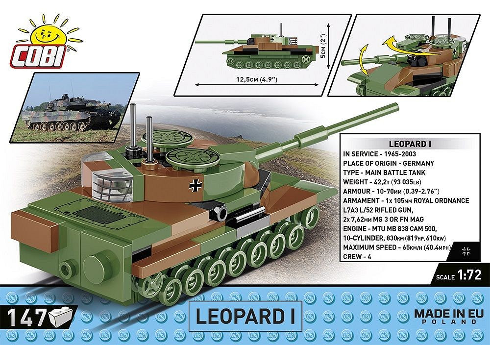 Cobi 1:72 Leopard I