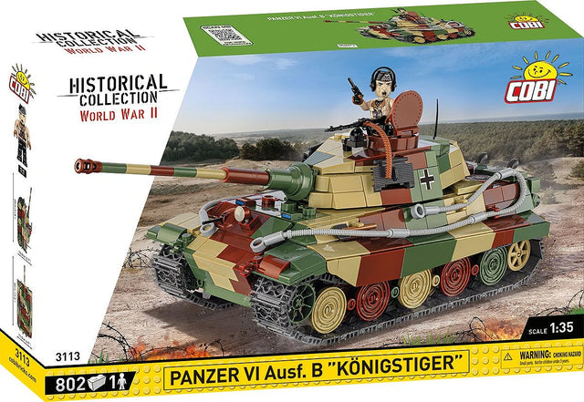 Cobi 1:35 Scale Panzer VI Ausf.B "Konigstiger" Brick Model Kit [variant_option4]