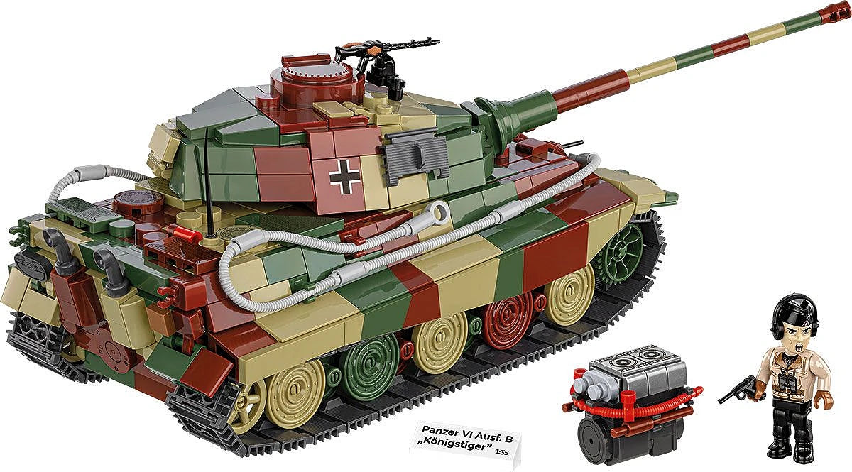 Cobi 1:35 Scale Panzer VI Ausf.B "Konigstiger" Brick Model Kit [variant_option4]