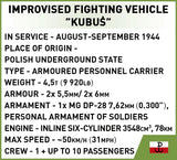 Cobi 1:35 Scale Kubus 300 KL Brick Model Kit [variant_option4]