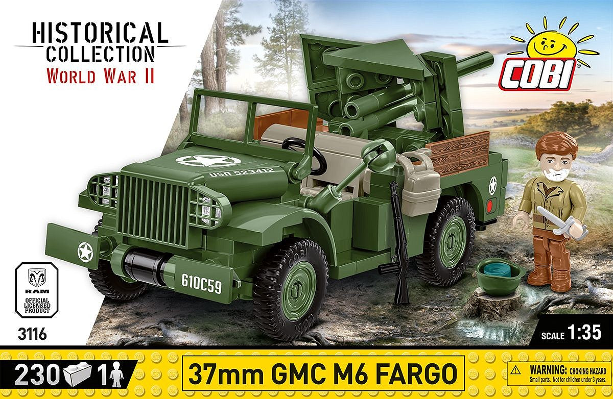 Cobi 1:35 Scale 37mm GMC M6 Fargo