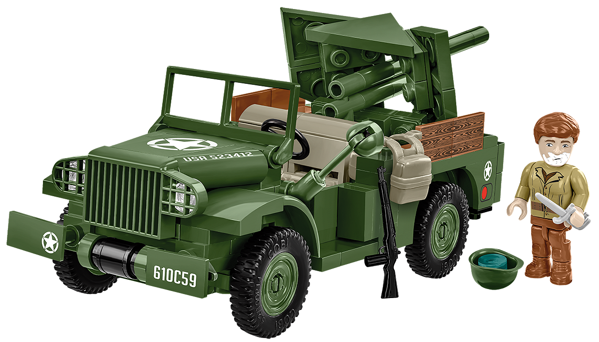 Cobi 1:35 Scale 37mm GMC M6 Fargo Brick Model Kit [variant_option4]