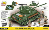 Cobi 1/35 Sherman M4A2E8 (76)W Brick Model Kit Cobi