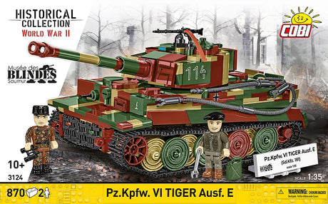 Cobi 1/35 Tiger 1 Ausf E (French Tank Museum) Brick Model Kit Cobi